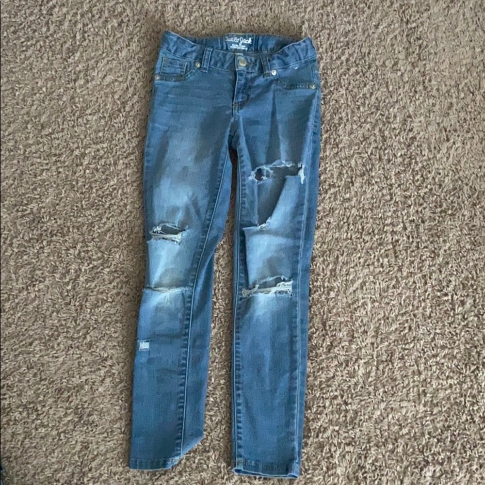 Girls Distressed Jeans